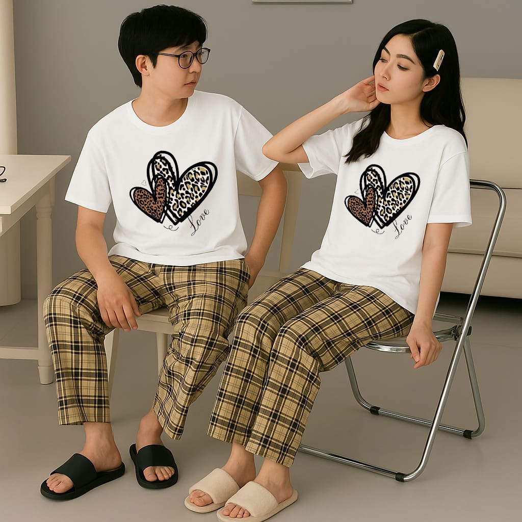 White Couple Night Suit (SKU-CNS-05)