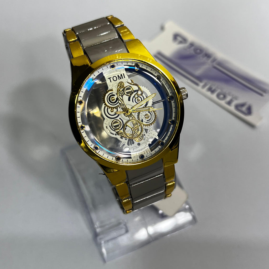 TOMI Skeleton Dial Wristwatch  (SKU-TSDW-11)