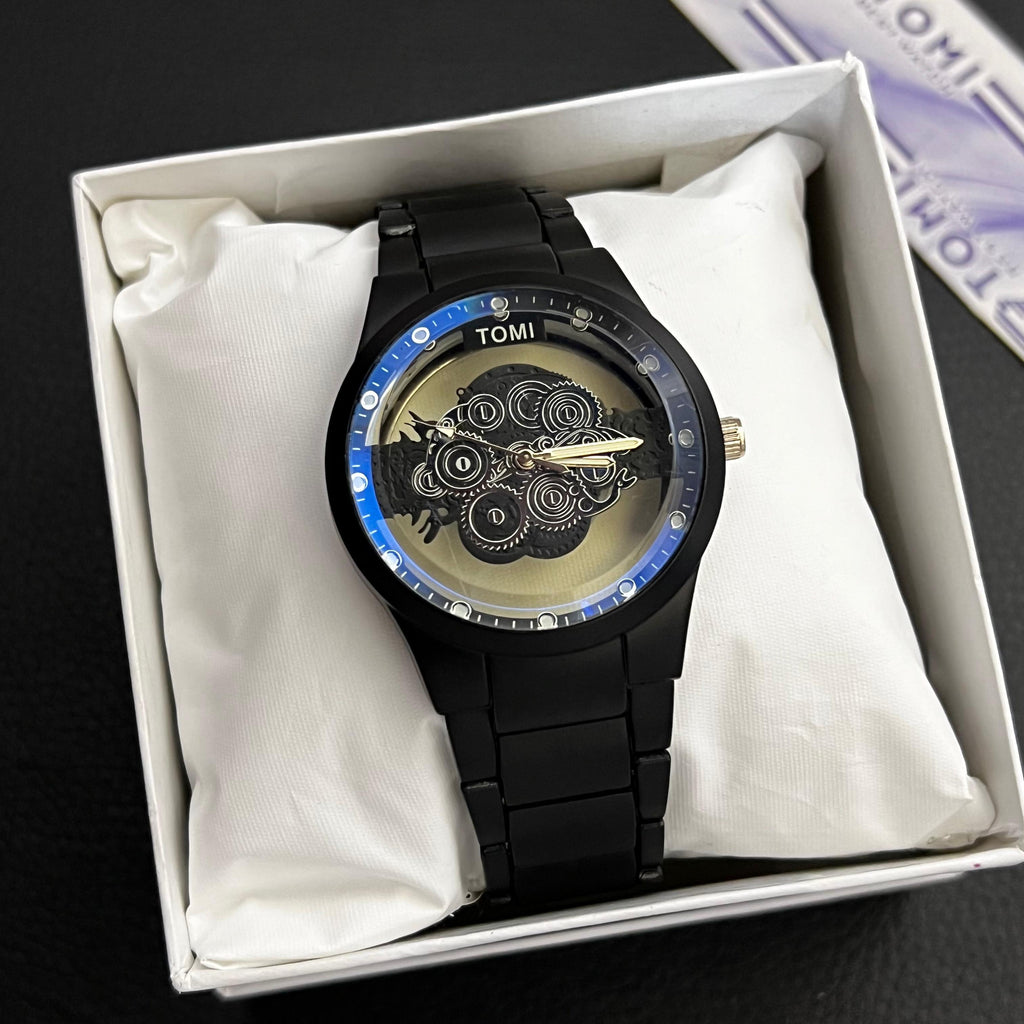 TOMI Skeleton Dial Wristwatch  (SKU-TSDW-09)