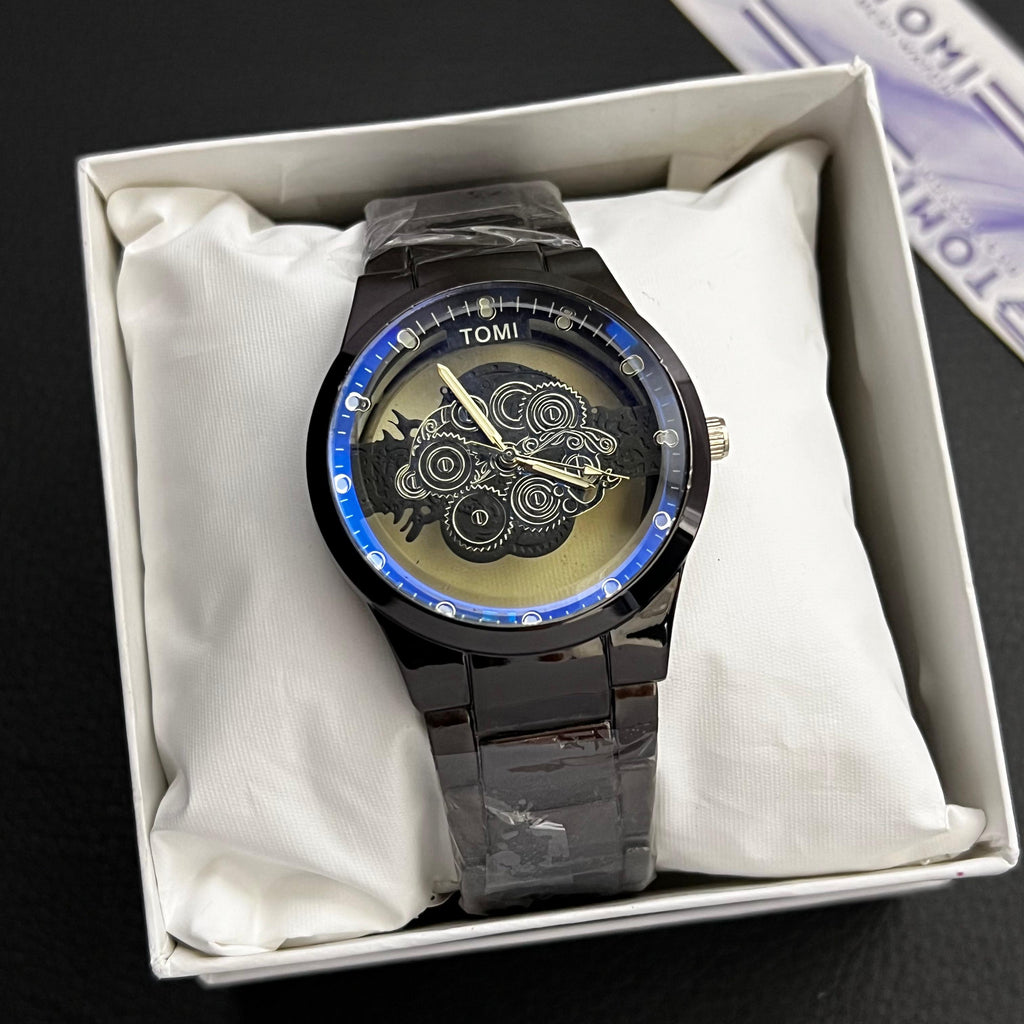 TOMI Skeleton Dial Wristwatch  (SKU-TSDW-08)
