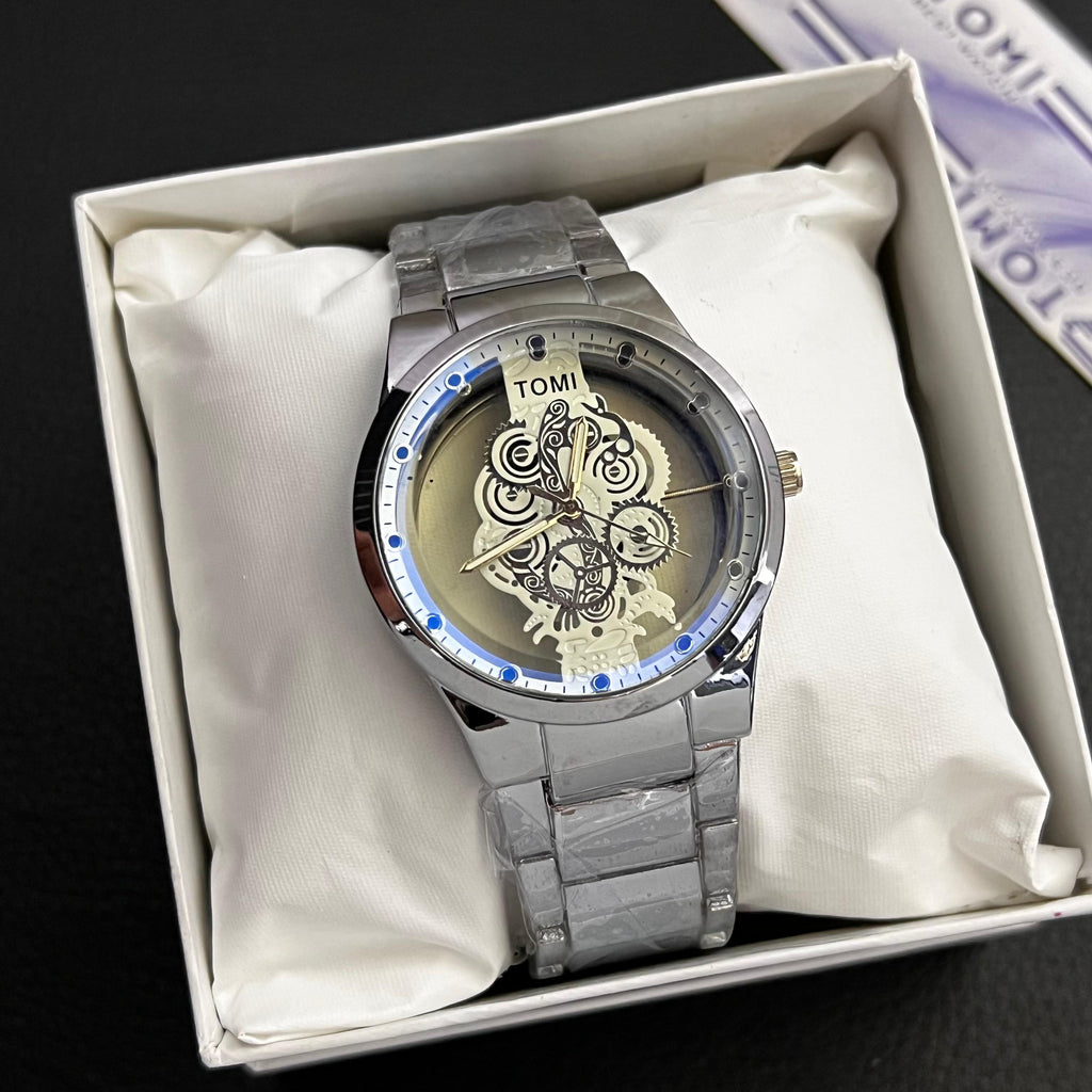 TOMI Skeleton Dial Wristwatch  (SKU-TSDW-07)