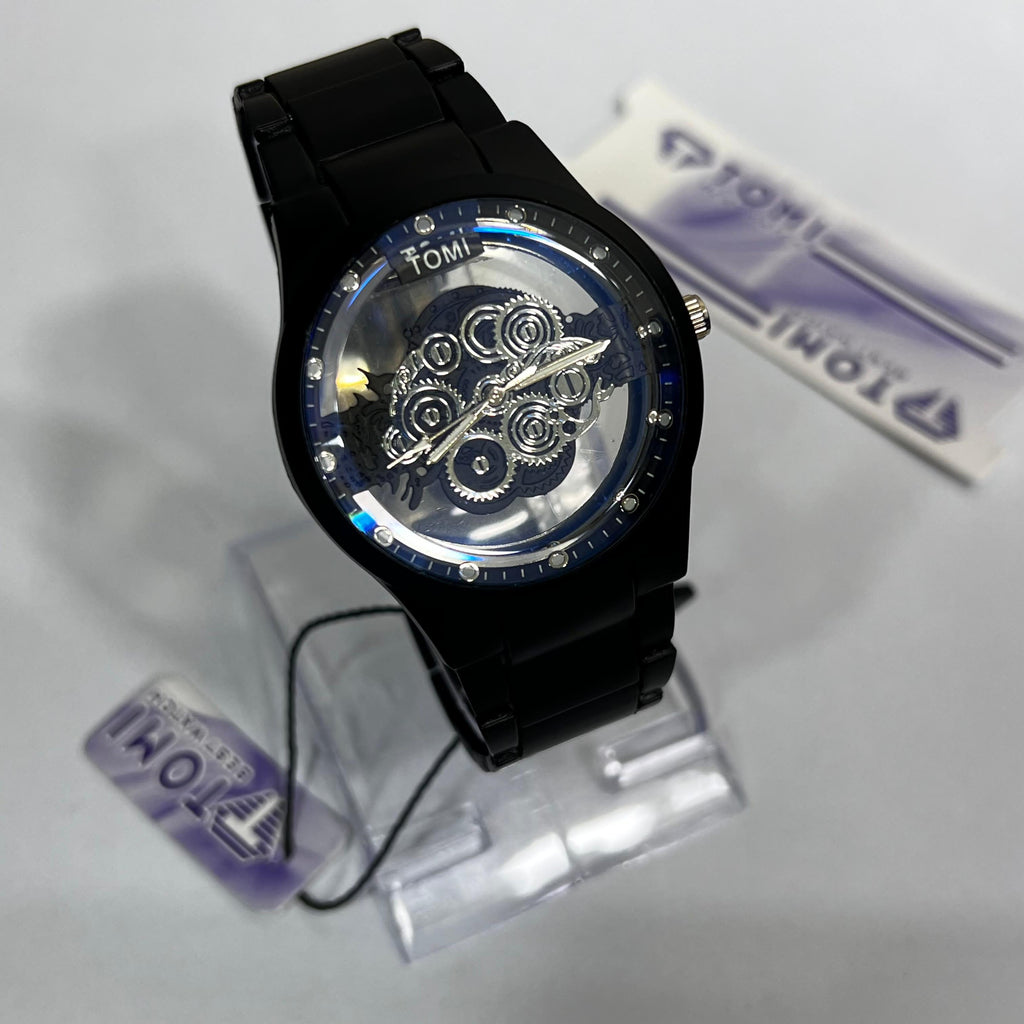 TOMI Skeleton Dial Wristwatch  (SKU-TSDW-04)