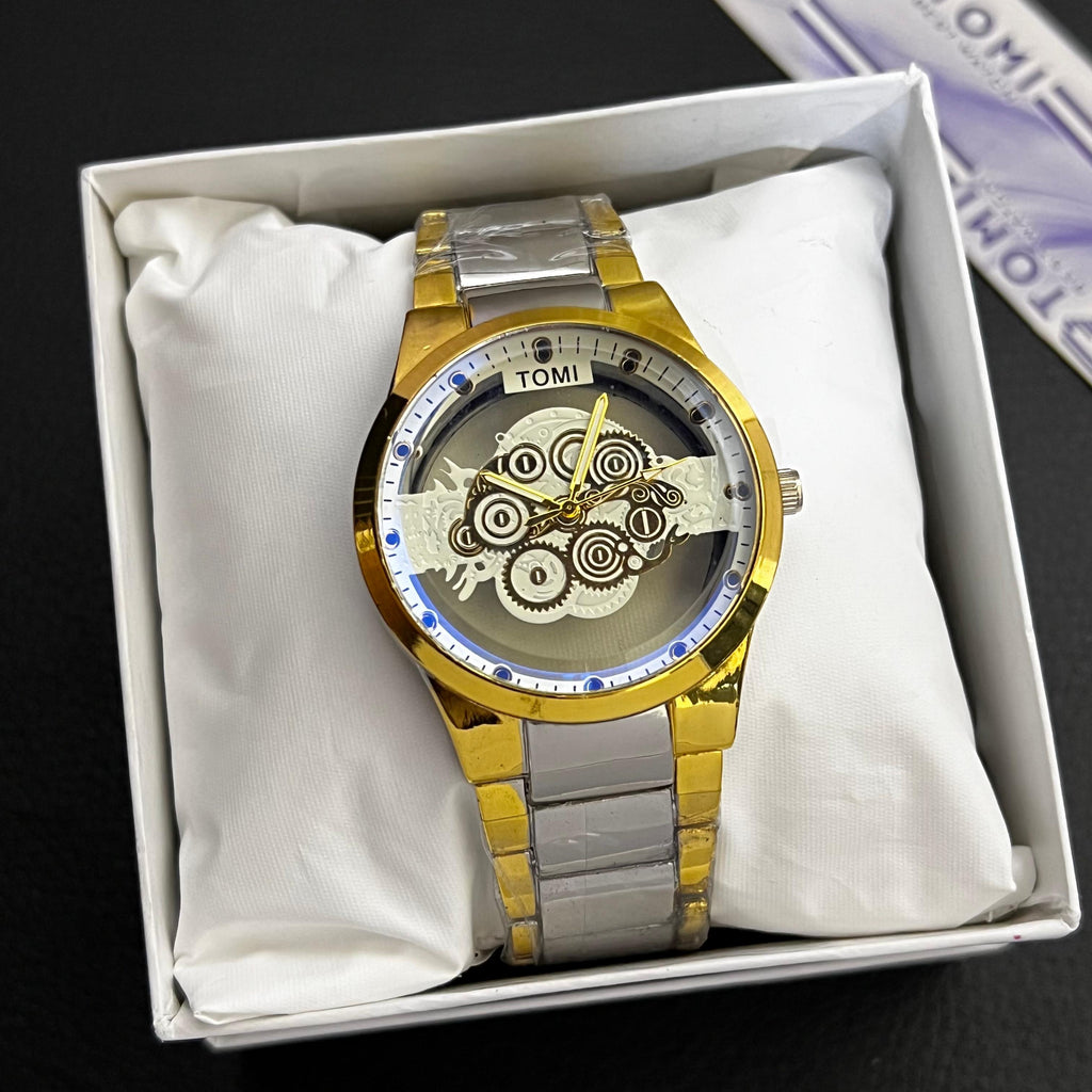 TOMI Skeleton Dial Wristwatch  (SKU-TSDW-02)