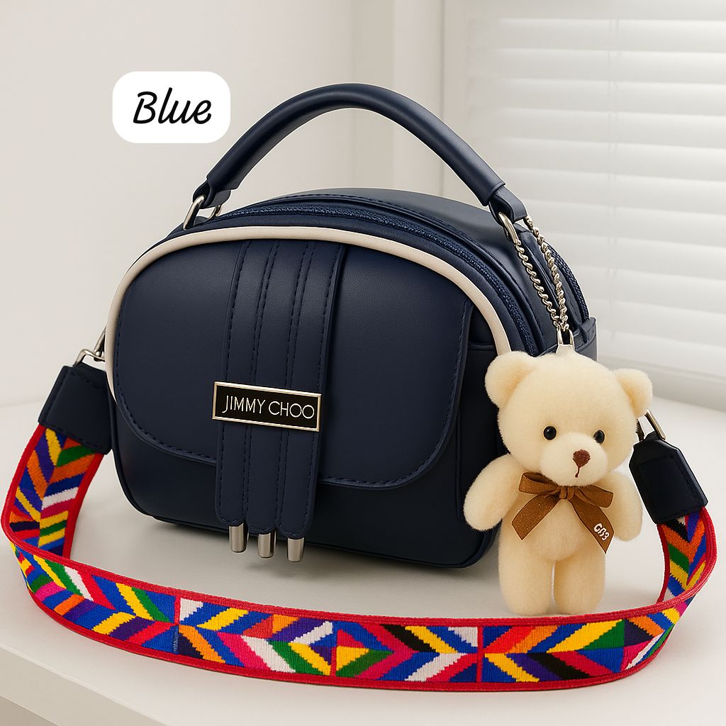 Navy blue Teddy Bear Bag (SKU-TBB-07)