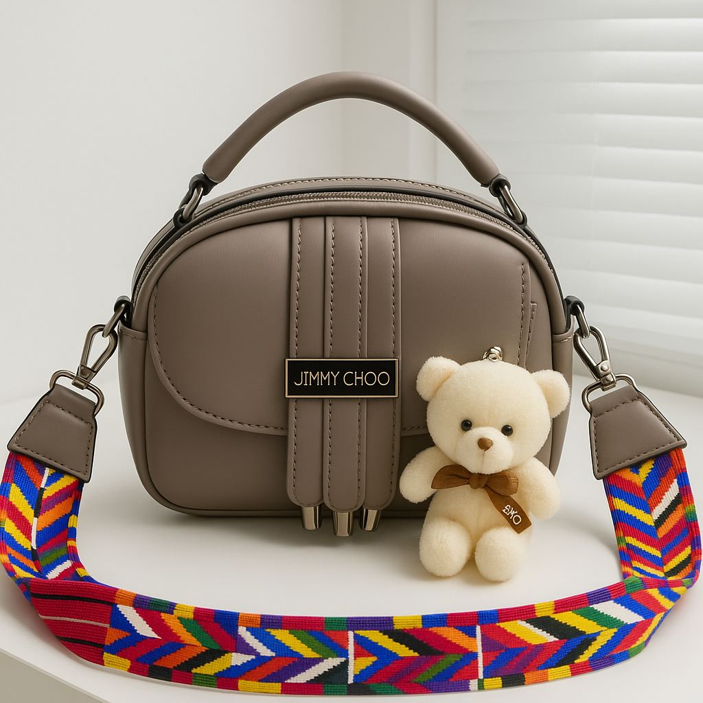 Beige Teddy Bear Bag (SKU-TBB-06)