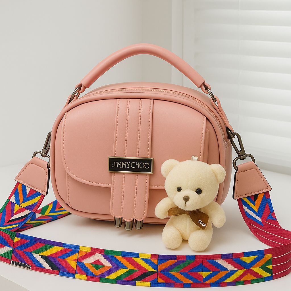 Pink Teddy Bear Bag (SKU-TBB-01)