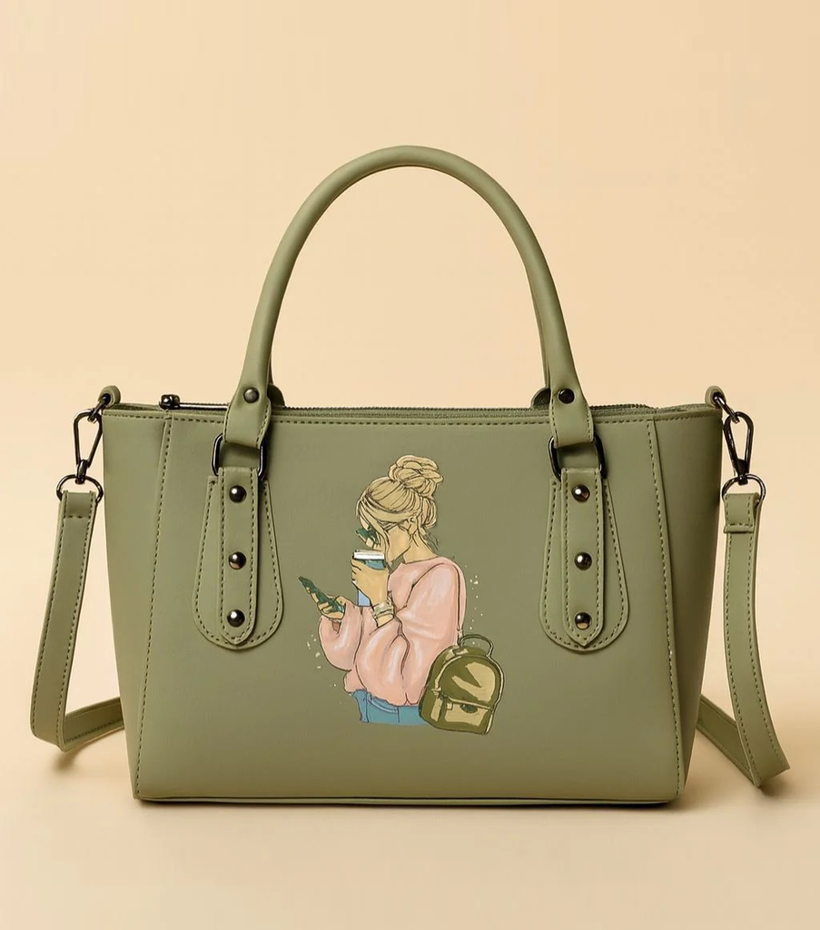 White classic top handel Bag (SKU-CTHB-11)